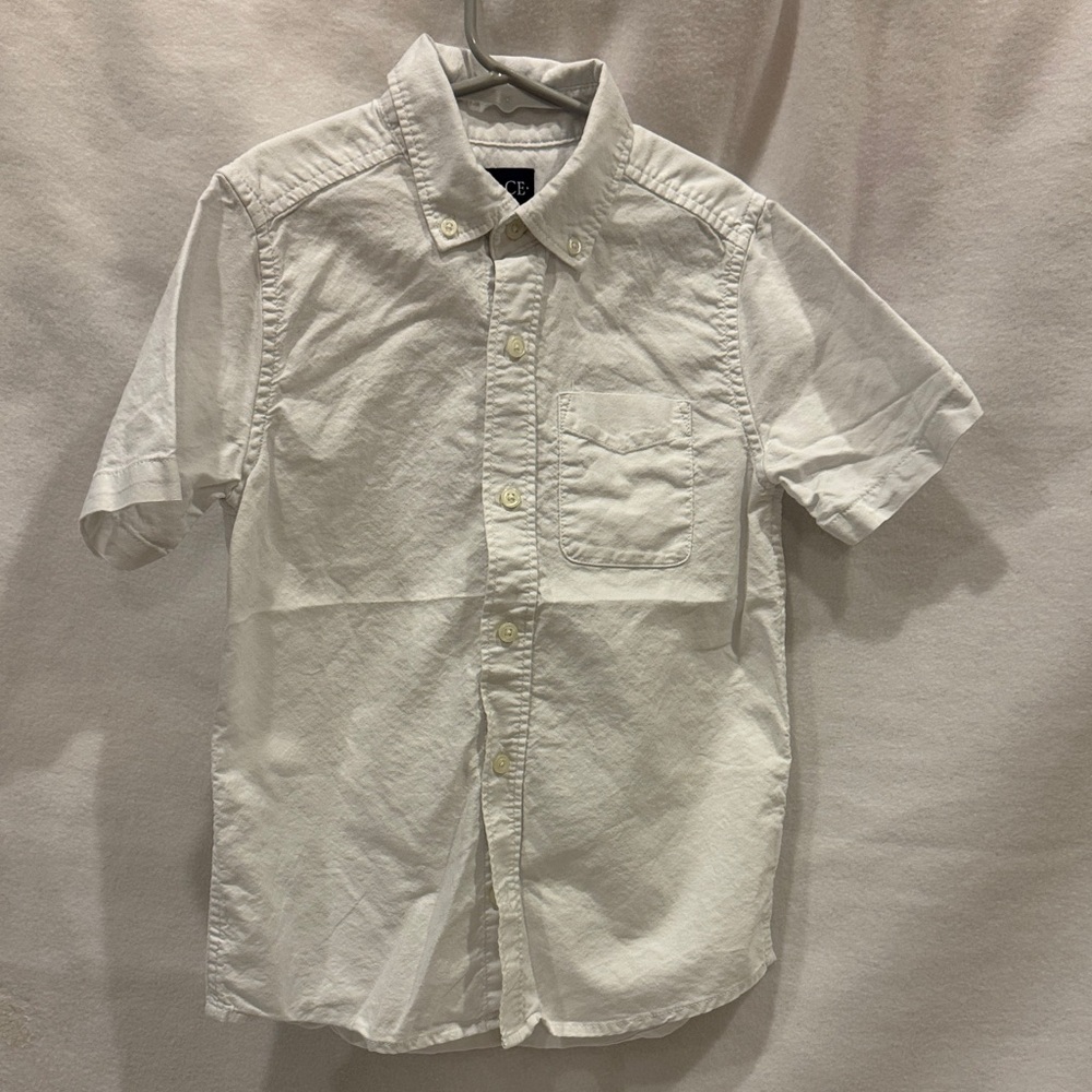 The Children's Place White Button-Down Shirt